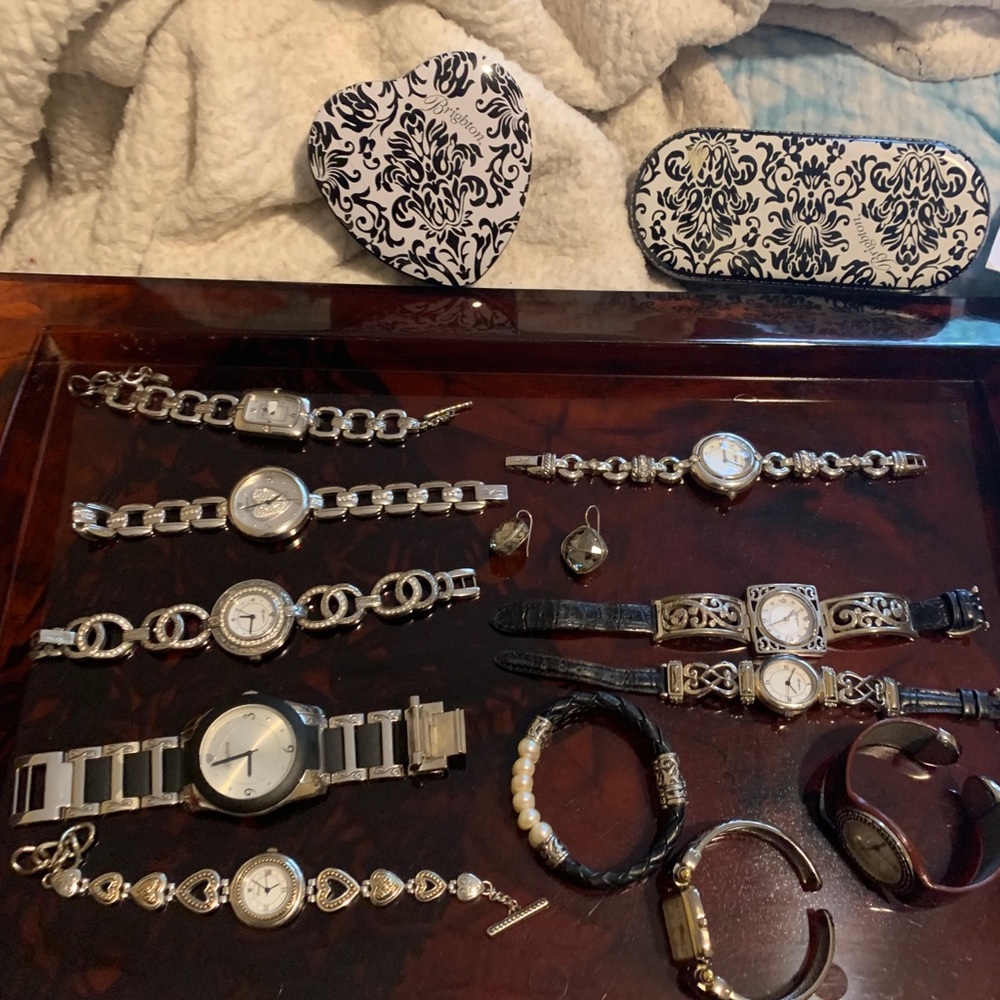 Brighton watches 9 ladies , 1 Brighton men watch, 1 Brighton bracelet, lot 12